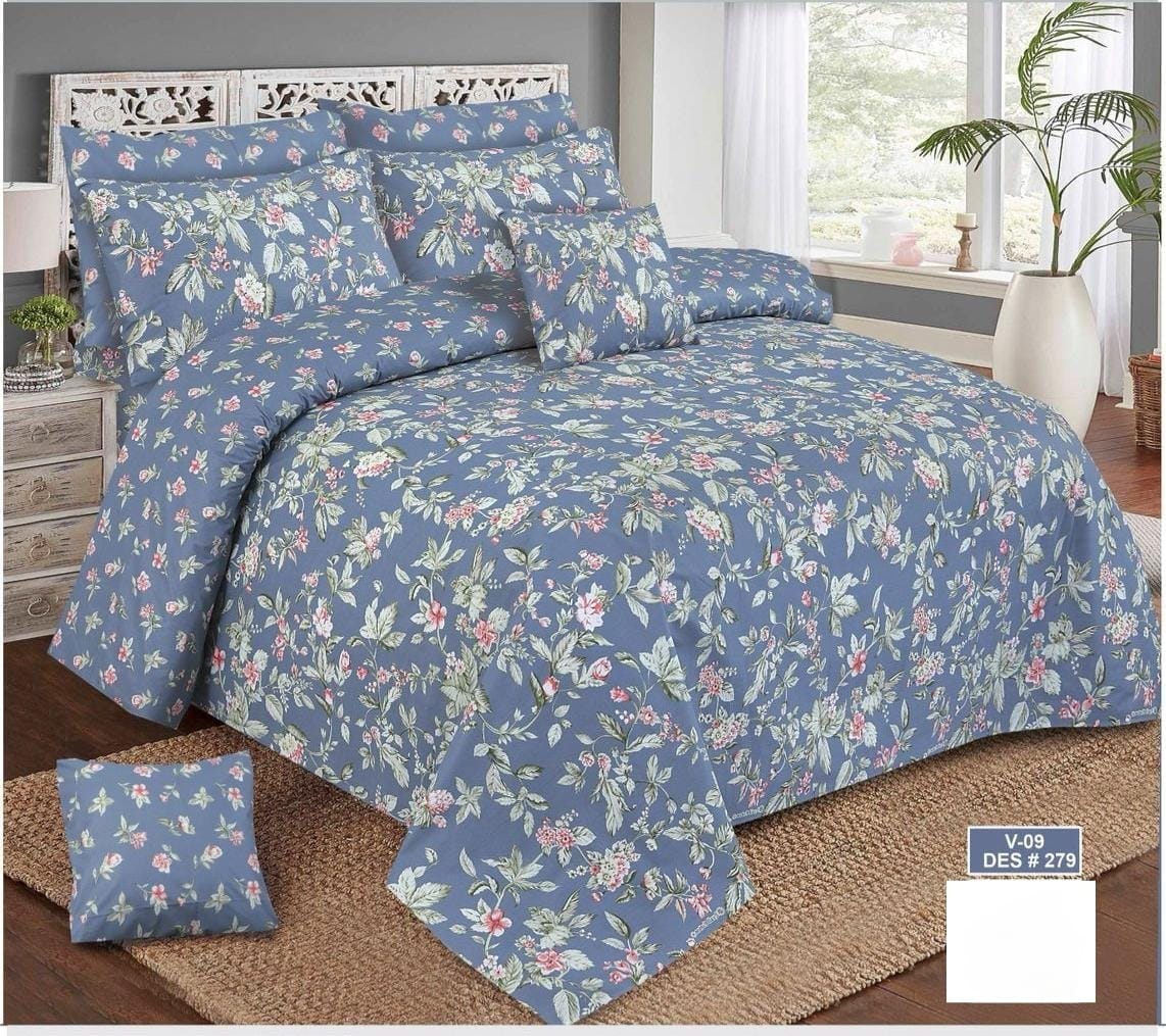 KING-Size Cotton Besdsheet (Export Quality)