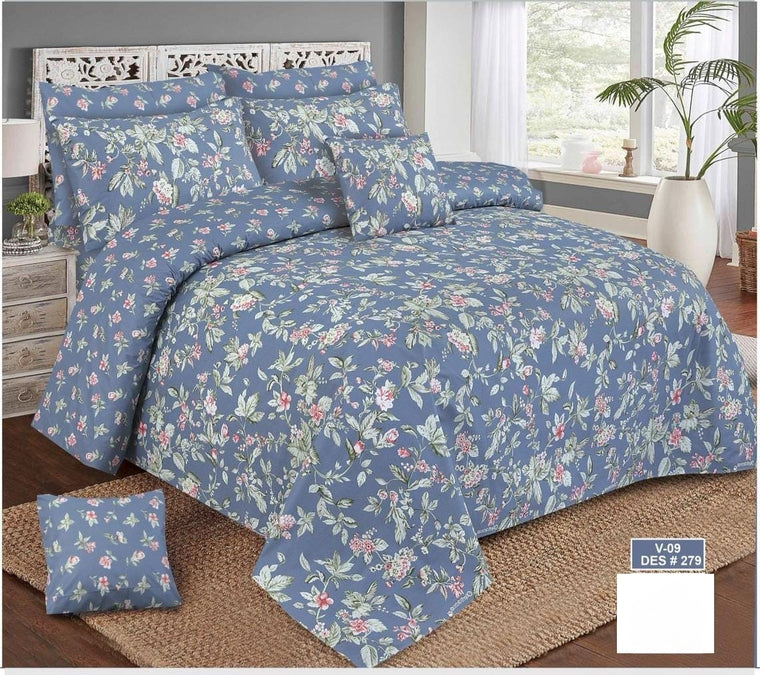 KING-Size Cotton Besdsheet (Export Quality)