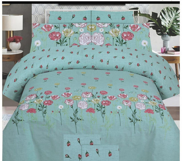 KING-Size Cotton Besdsheet (Export Quality)